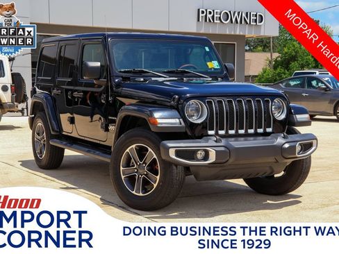 Used 2023 Jeep Wrangler Unlimited Sahara w/ LED Lighting Group AWD/4WD image 1