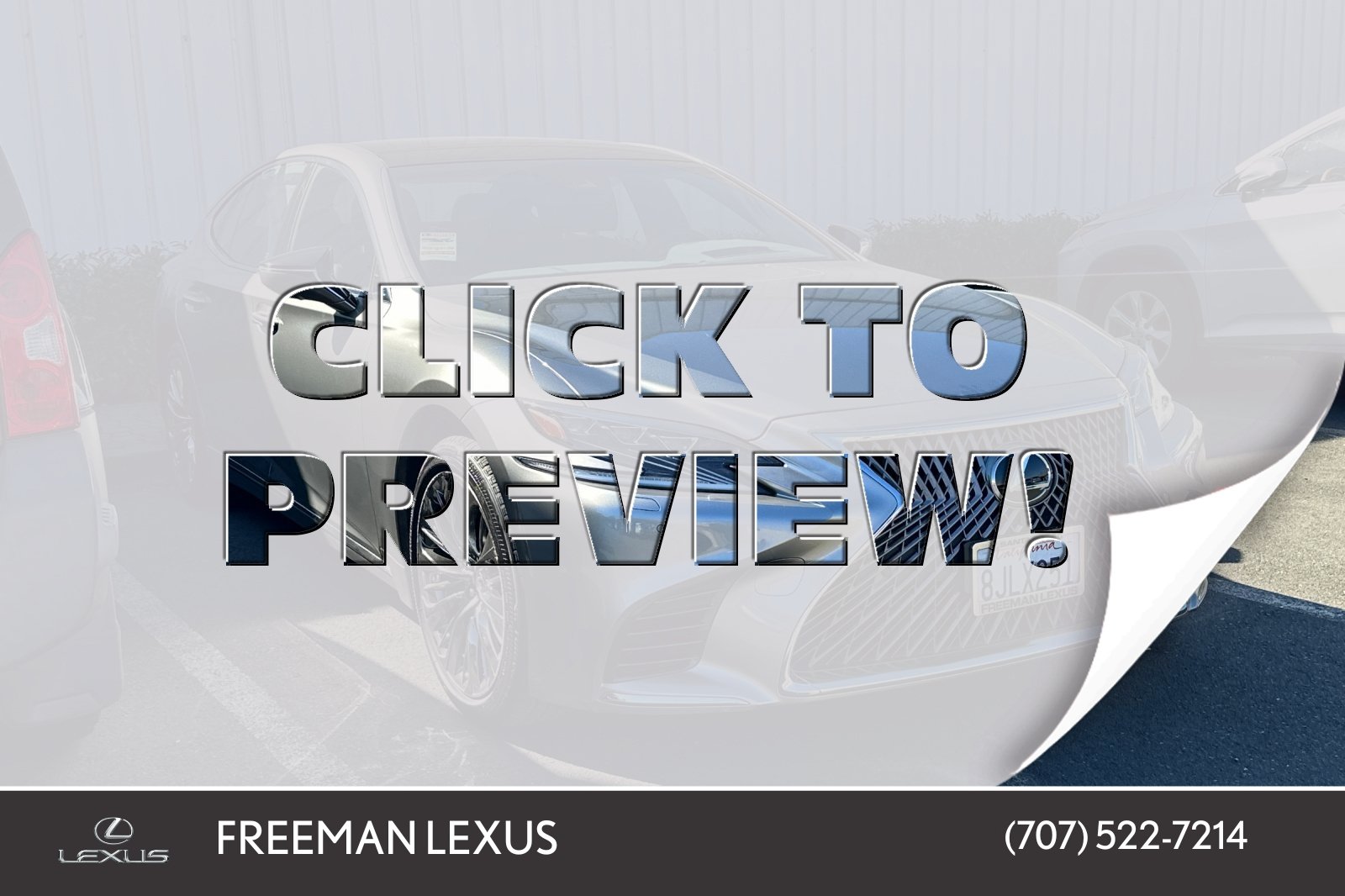 Used 2019 Lexus LS 500 w/ Interior Upgrade Package RWD image 1