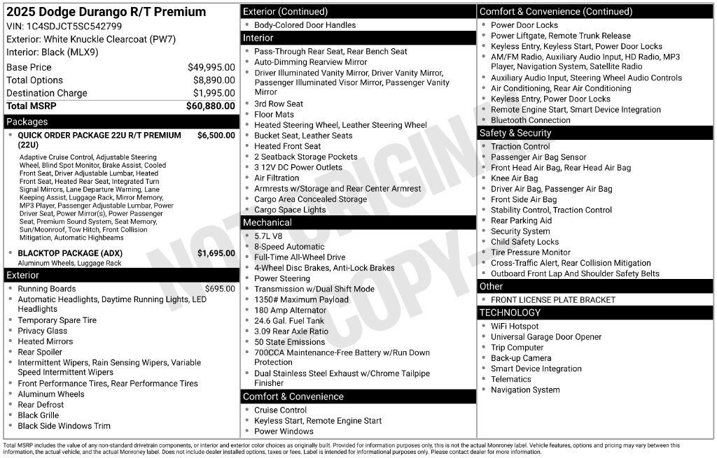 Used 2025 Dodge Durango R/T AWD/4WD image 34