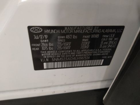 Used 2020 Hyundai Santa Fe SE FWD image 33