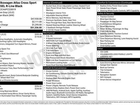 Used 2023 Volkswagen Atlas Cross Sport SEL R-Line AWD/4WD image 35
