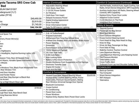 Used 2025 Toyota Tacoma SR5 AWD/4WD image 33