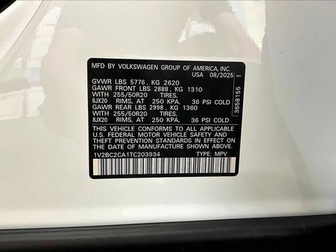 New 2026 Volkswagen Atlas Cross Sport SEL image 36