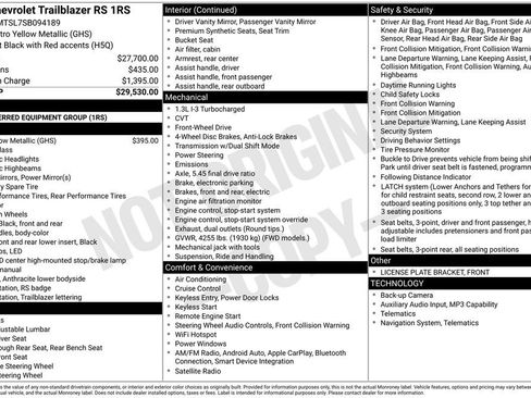 Certified 2025 Chevrolet TrailBlazer RS image 3