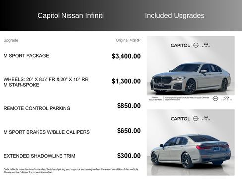 Used 2022 BMW 740i w/ M Sport Package image 8