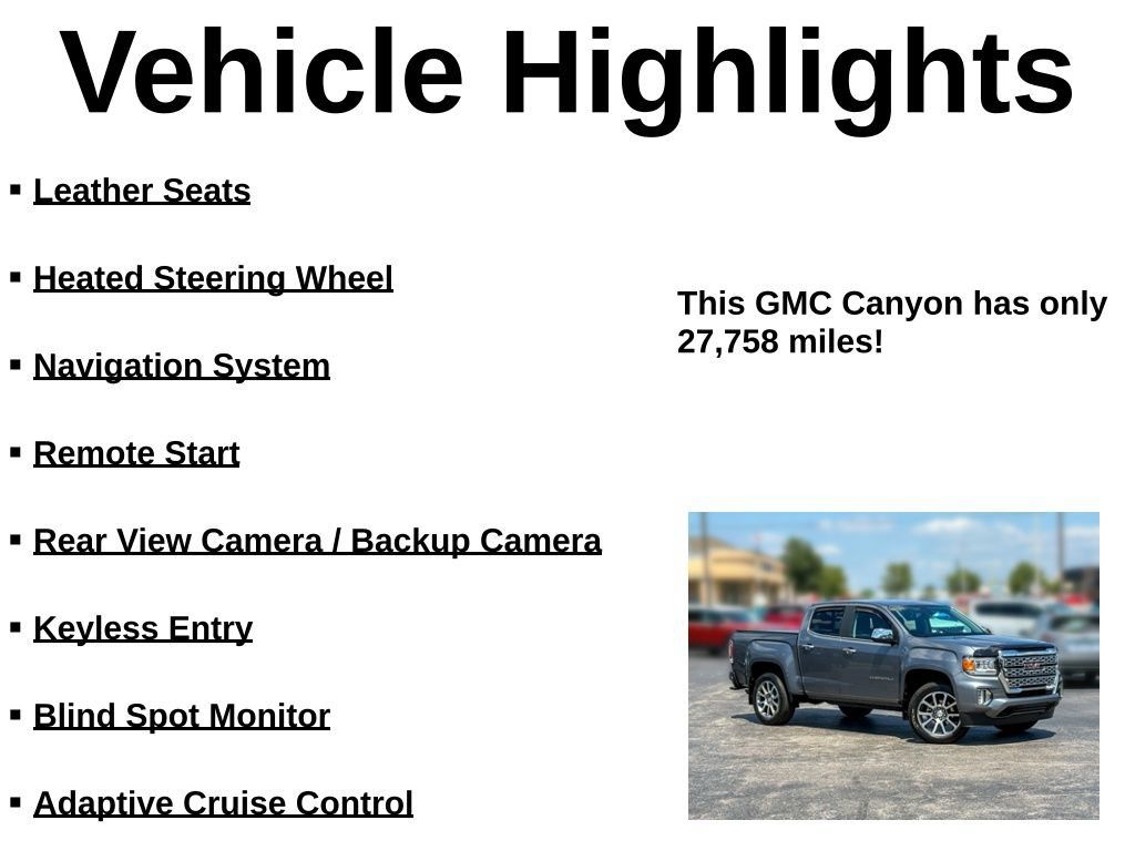Used 2022 GMC Canyon Denali AWD/4WD image 42