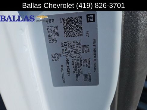 Certified 2024 GMC Savana 2500 w/ Driver Convenience Package RWD image 34