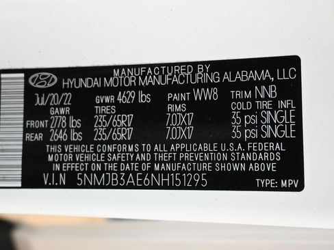 Used 2022 Hyundai Tucson SEL w/ Cargo Package FWD image 31