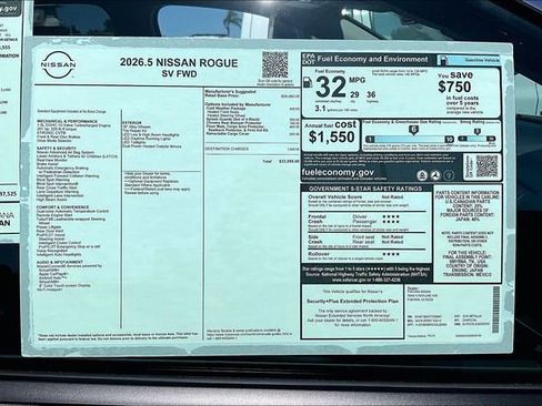 New 2026 Nissan Rogue SV FWD image 12