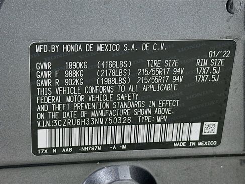 Used 2022 Honda HR-V LX image 29
