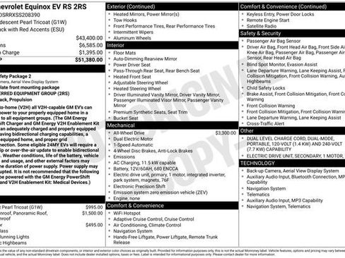 Used 2025 Chevrolet Equinox EV RS AWD/4WD image 19
