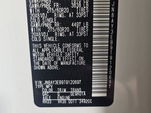 New 2026 Nissan Armada Platinum image 7