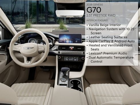 New 2026 Genesis G70 2.5T Prestige RWD image 15