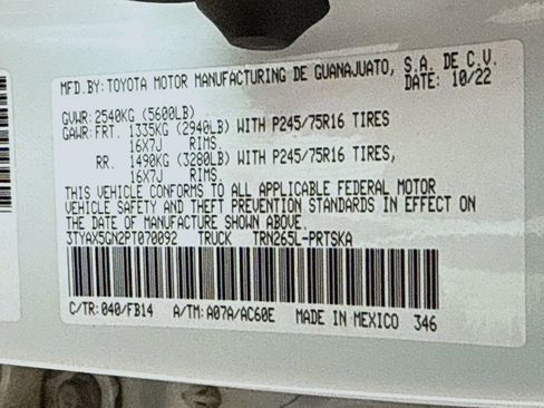 Used 2023 Toyota Tacoma SR w/ SR Convenience Package RWD image 30