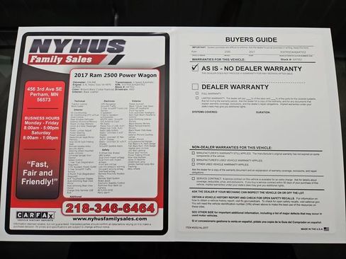 Used 2017 RAM 2500 Power Wagon w/ Leather & Luxury Group image 61