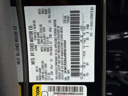 Used 2021 Ford Bronco Sport Big Bend w/ Big Bend Package (96B) image 28