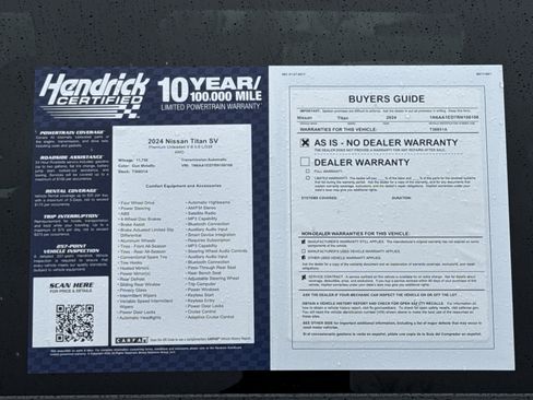 Used 2024 Nissan Titan SV w/ SV Convenience Package image 35