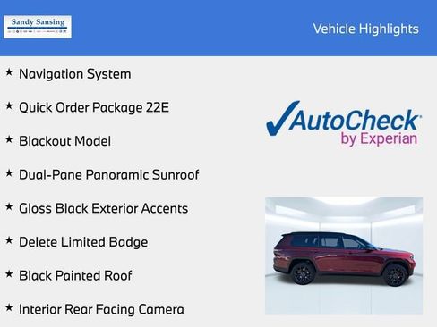 New 2025 Jeep Grand Cherokee L Limited image 7