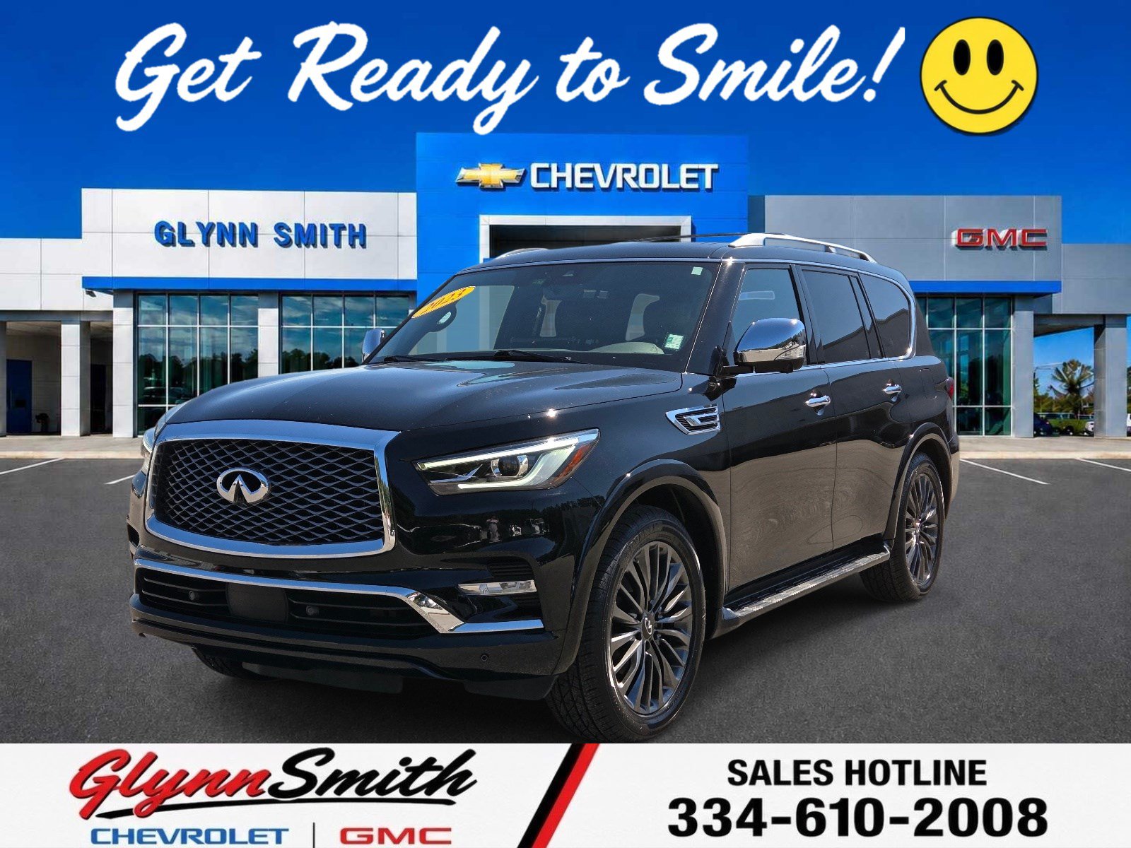 Used 2023 INFINITI QX80 Sensory w/ All-Season Package RWD image 1