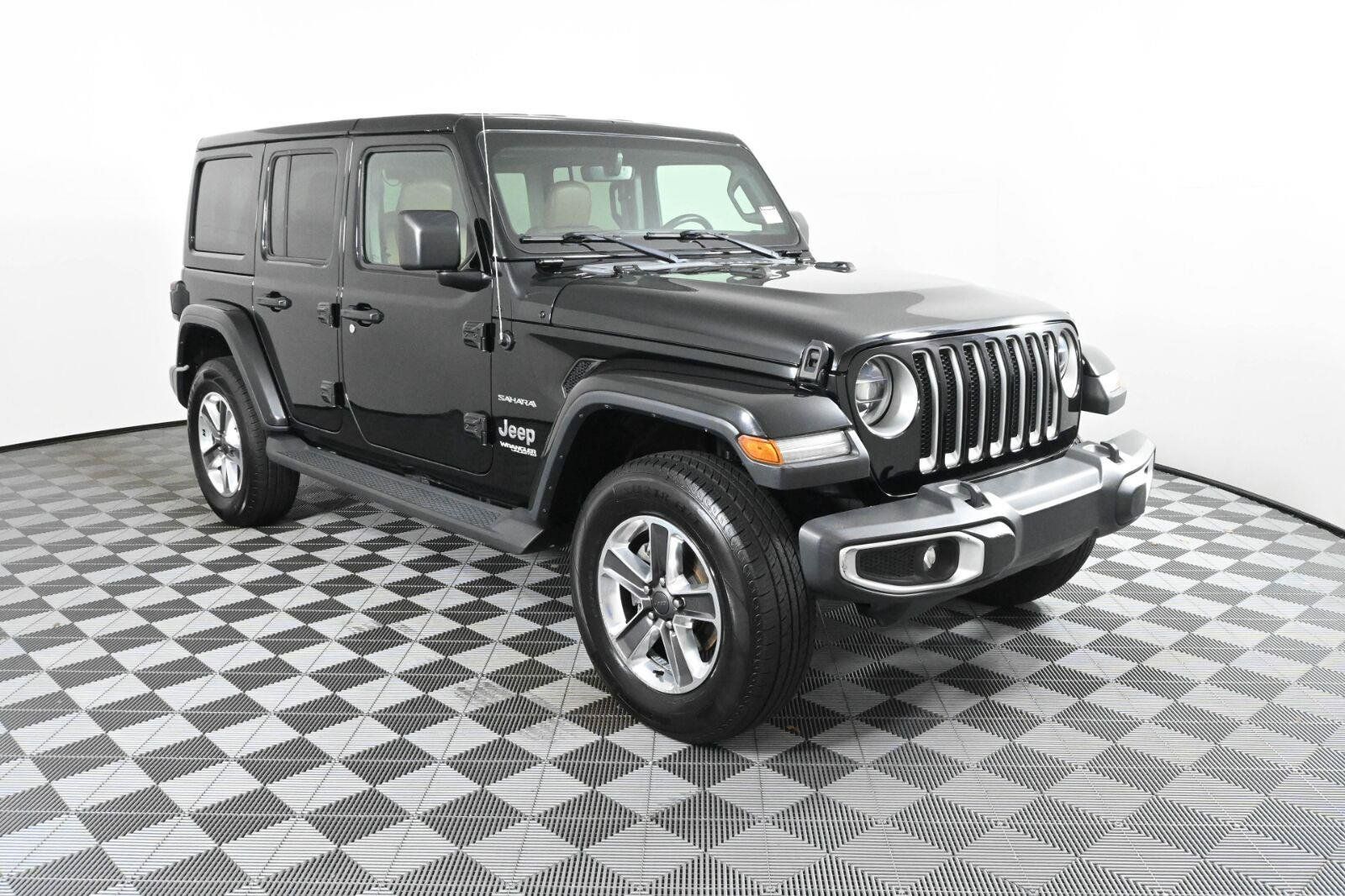 Used 2021 Jeep Wrangler Unlimited Sahara AWD/4WD image 1