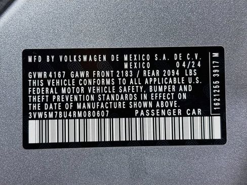 Certified 2024 Volkswagen Jetta S FWD image 33