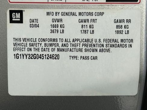 Used 2004 Chevrolet Corvette Convertible w/ Preferred Equipment Group RWD image 33