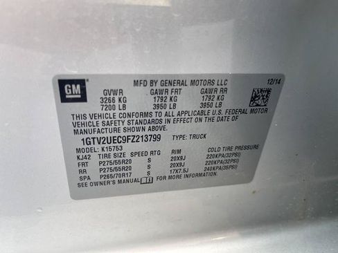 Used 2015 GMC Sierra 1500 SLE w/ SLE Value Package AWD/4WD image 14