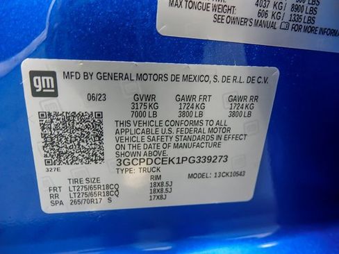 Certified 2023 Chevrolet Silverado 1500 Custom Trail Boss image 31