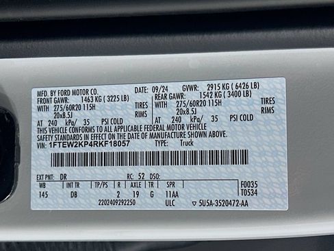 Used 2024 Ford F150 STX w/ STX Black Appearance Package RWD image 32
