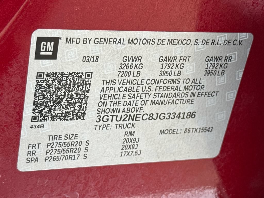 Certified 2018 GMC Sierra 1500 SLT w/ SLT Premium Package AWD/4WD image 40