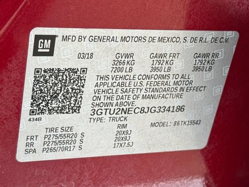 Certified 2018 GMC Sierra 1500 SLT w/ SLT Premium Package AWD/4WD image 40