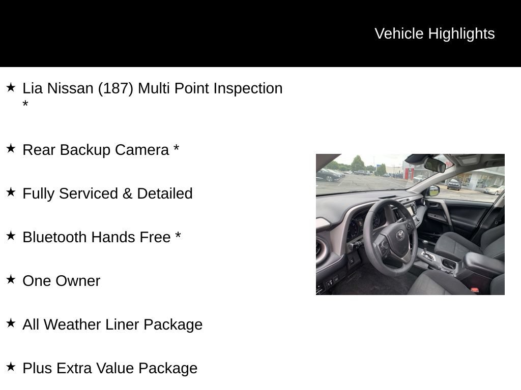 Used 2017 Toyota RAV4 XLE w/ Plus Extra Value Package AWD/4WD image 11