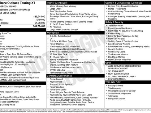 Used 2021 Subaru Outback Touring XT image 5