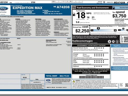 Used 2021 Ford Expedition Max King Ranch AWD/4WD image 4