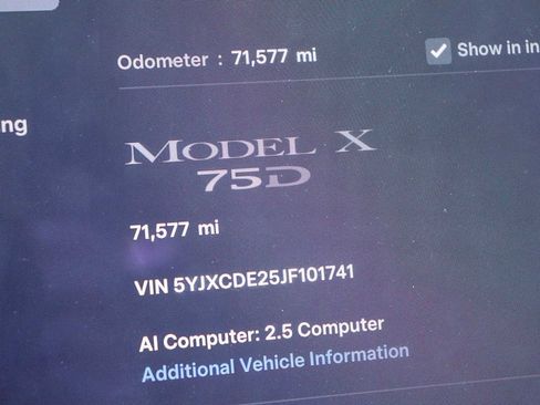 Used 2018 Tesla Model X 75D AWD/4WD image 24
