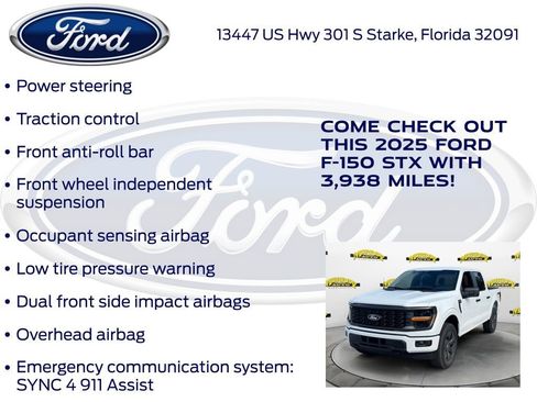 New 2025 Ford F150 STX w/ Equipment Group 200A image 20