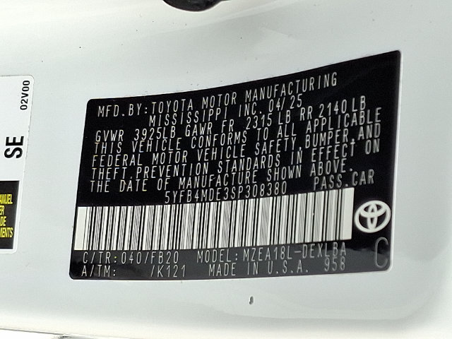 Used 2025 Toyota Corolla LE FWD image 28