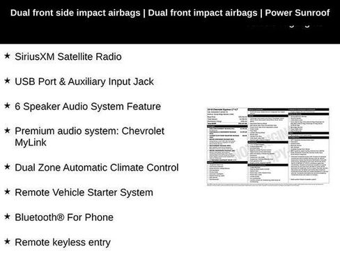 Used 2018 Chevrolet Equinox LT w/ Sun & Infotainment Package AWD/4WD image 11