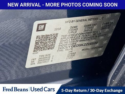 Used 2019 Chevrolet Silverado 1500 LTZ AWD/4WD image 37