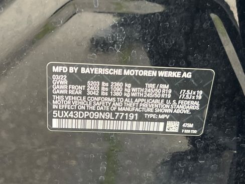 Used 2022 BMW X3 sDrive30i w/ Convenience Package image 30