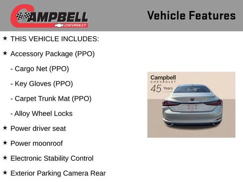 Used 2021 Lexus ES 350 w/ Accessory Package FWD image 5