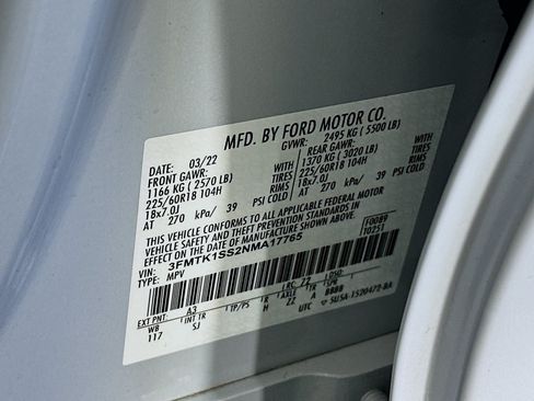 Used 2022 Ford Mustang Mach-E Select AWD/4WD image 12