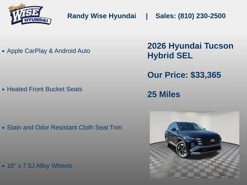 New 2026 Hyundai Tucson SEL AWD/4WD image 15