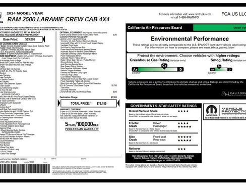 Used 2024 RAM 2500 Laramie AWD/4WD image 4