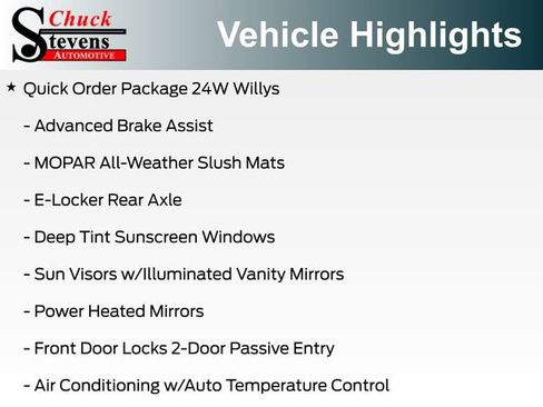 New 2025 Jeep Gladiator Willys image 9