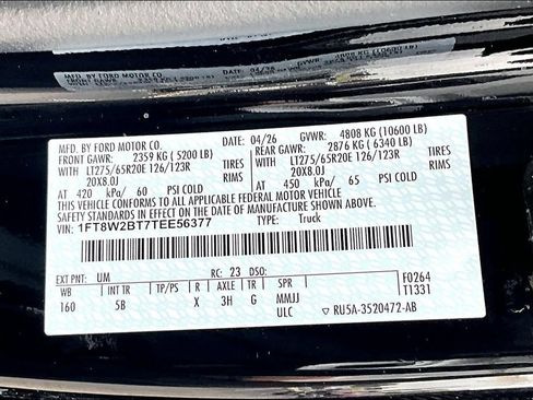 New 2026 Ford F250 Lariat w/ Chrome Package AWD/4WD image 13