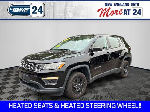 Certified 2021 Jeep Compass Sport w/ Cold Weather Group AWD/4WD image 1