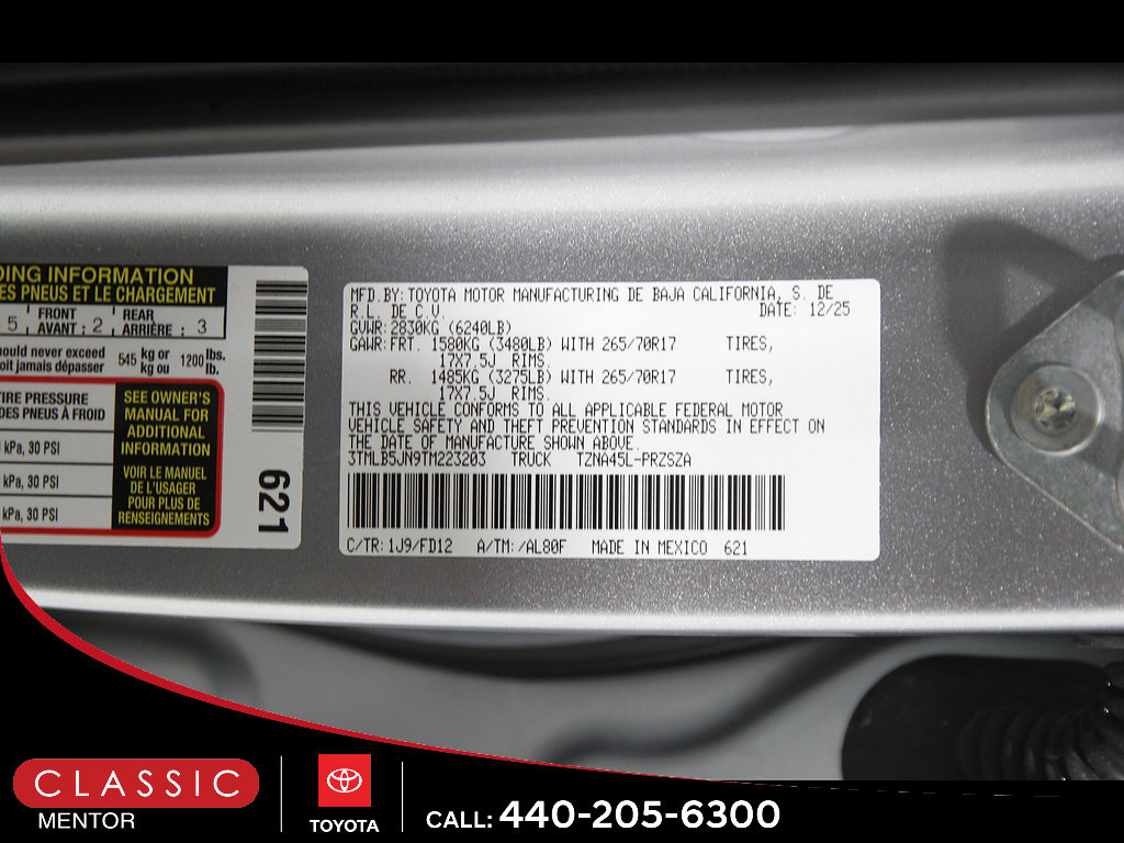 Certified 2026 Toyota Tacoma TRD Off-Road AWD/4WD image 23