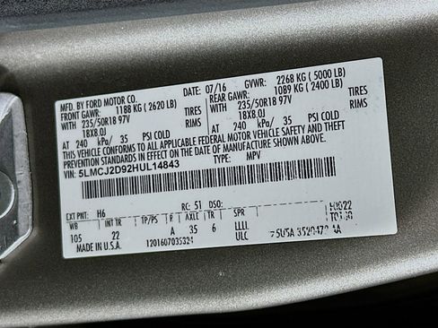 Used 2017 Lincoln MKC Select w/ Select Plus Package image 34