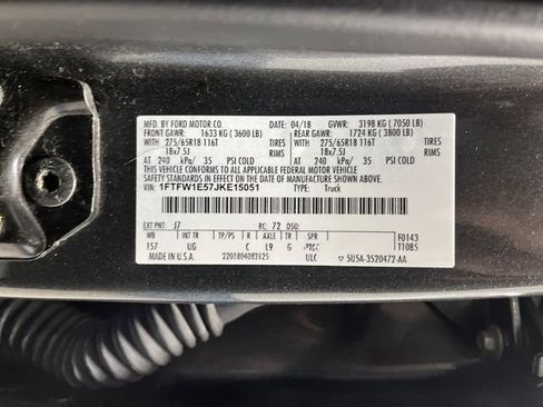 Used 2018 Ford F150 XLT w/ Equipment Group 302A Luxury AWD/4WD image 41
